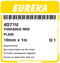 4D71 - Threaded Rod Plain -4D71_Label_T